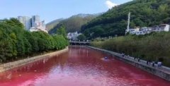 網傳廣西百色河水一夜變紅?謠言龐凌河河水一夜變紅