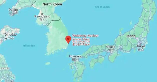 韓國核電站發生泄漏事故