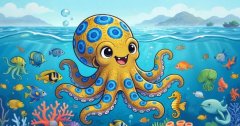 章魚有幾只觸手?藍環章魚的血是什么顏色的?